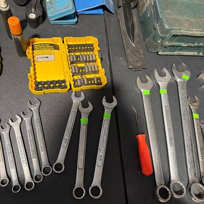 Sale Photo Thumbnail #138: Wrenches, allen wrenches, and more.