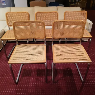 5 MCM Cane Chairs