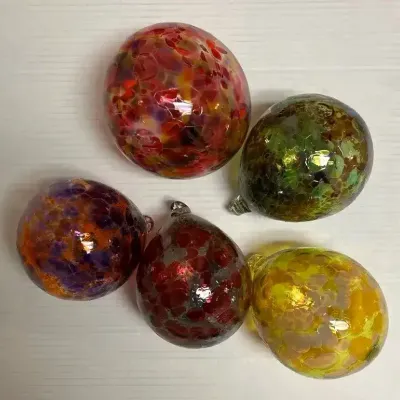 Fancy Glass Christmas Ornaments, Wallace Silver Limited Edition Sleigh Bell