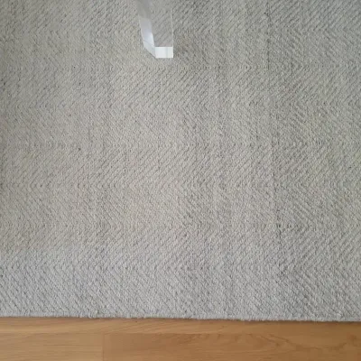 Avilia Handwoven Heather Wool Rug. 8' X 9.5' 