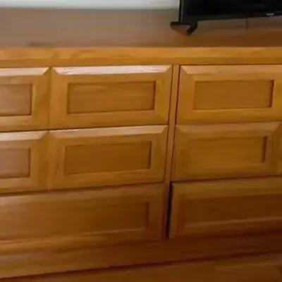 Thomasville MCM-Style 6 Drawer Wood Dresser