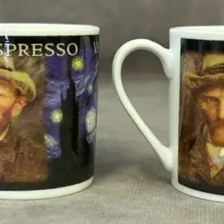 Pair of Gogh Gear 3oz Espresso Mugs 