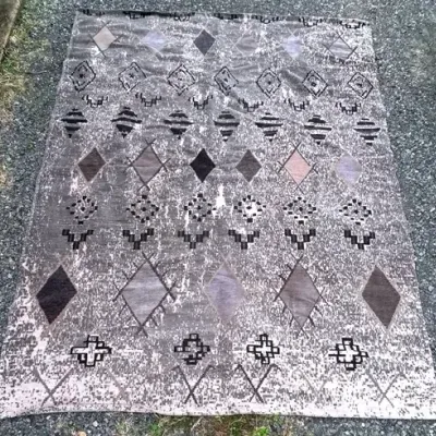 Large 120” x 91” Gray Rug