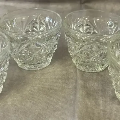 Vintage Jeannette Glass Medium Punch Cups
