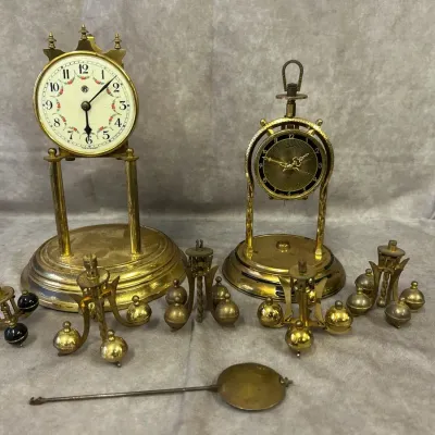 Two Anniversary Clock, Assorted Weights & Pendulum 