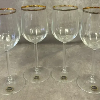 Bohemia Crystal 4-Piece Wine Glass Set