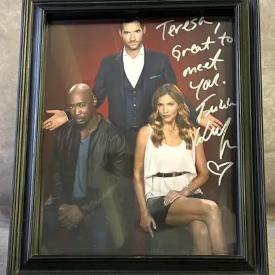 Signed Photograph of Actors from the Show Lucifer