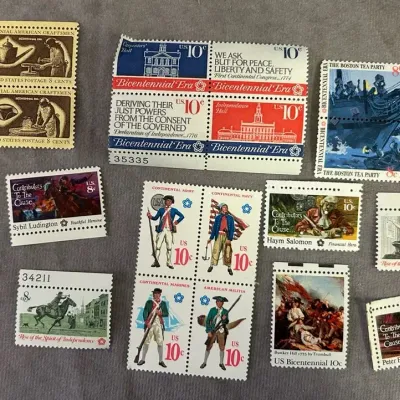 Vintage Historical Stamp Collection 