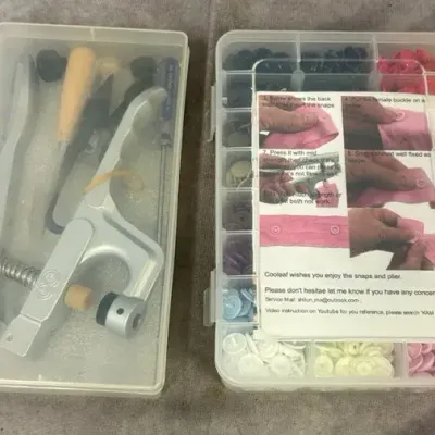 Plastic Snap Fastener Pliers Kit 