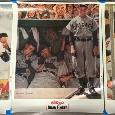 Norman Rockwell Kellogg’s Vintage Souvenir Posters 