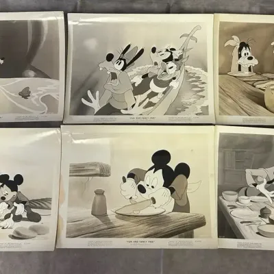 Vintage Disney "Fun and Fancy Free" Publicity Movie Stills 
