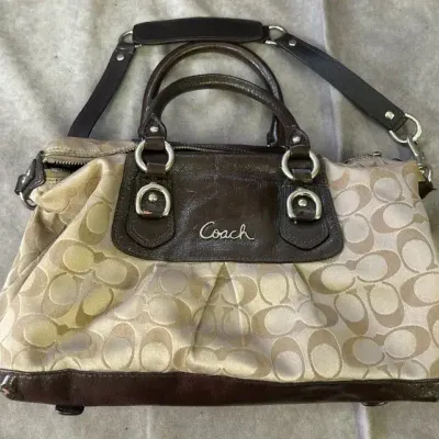 Coach Ashley Signature Satchel Handbag