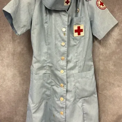 Vintage Authentic World War II-Era American Red Cross Service Uniform