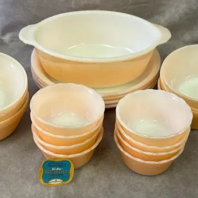 Anchor Hocking Fire-King Coppertint Ovenware
