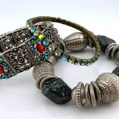 Set Of 3 Stretch Bracelets