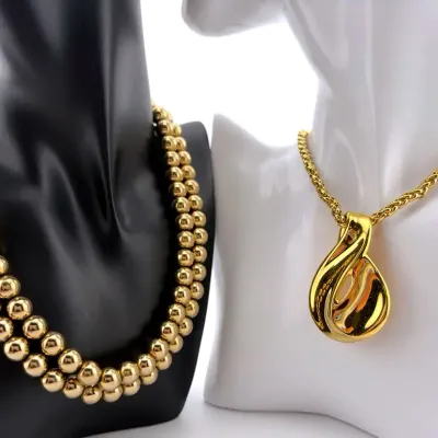 Monet & Napier Gold Tone Necklaces