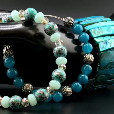 Vintage Sea Blue Bracelet Collection