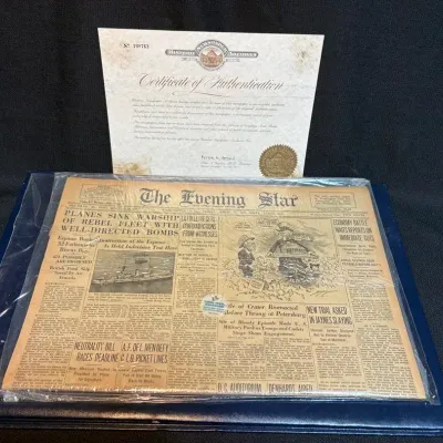 “The Evening Star” Historical Newspaper from Washington, D.C.