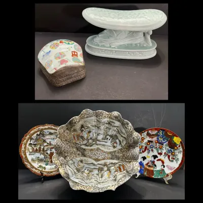 5 Pc Asian Decor Lot