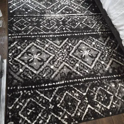 Safavieh "Adirondack" Black & Silver Rug 8' X 10'