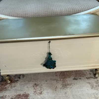 Painted Vintage Cedar Chest 