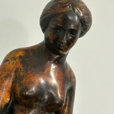 Reproduction Cast La Baigneuse" (The Bather) Statue 
