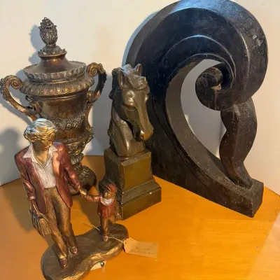 4 Large Tabletop Statues Including Alice Heath “Mommy and Me”