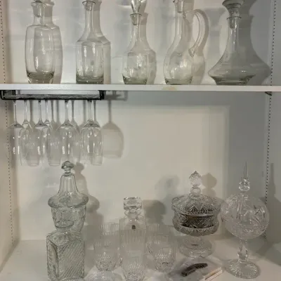 Crystal Decanters, Candy Dishes, Wine Stoppers 