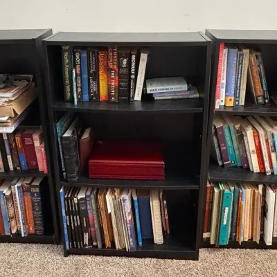 Three Small Bookcases 