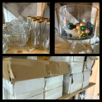 Group of Party Table Decor - Vases, Candleholders 