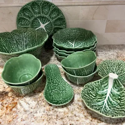 Olfaire Green Cabbage Leaf Dishes