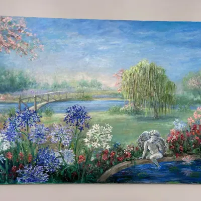 Painting on Canvas by Artist Iva Prince 