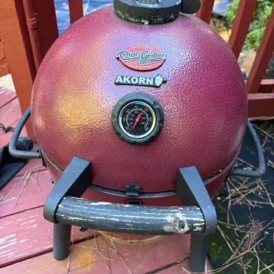 Two Small Tabletop Grills - Char-Griller Akorn Charcoal Grill 