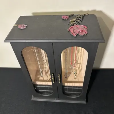 Decorative Wooden Jewelry Cabinet 