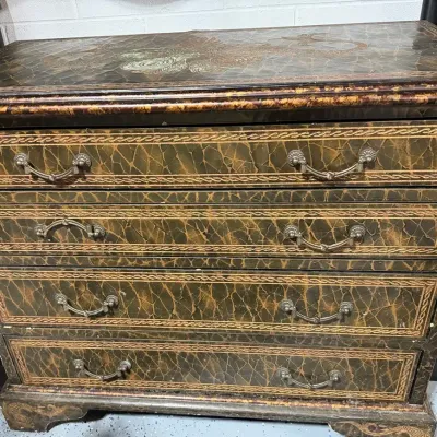 4 Drawer Tortoise Shell Dresser