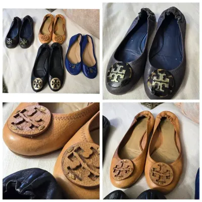 4 Pair Tory Burch Shoes Size 8