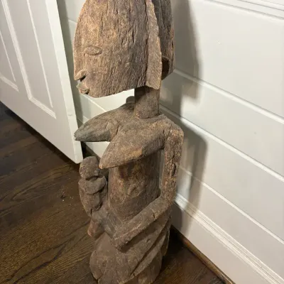 Hand Carved African Maternity Sculpture 