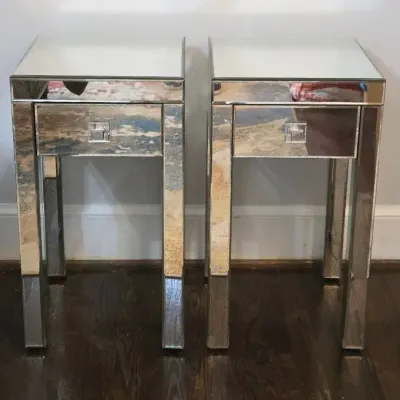 Mirrored Nightstands