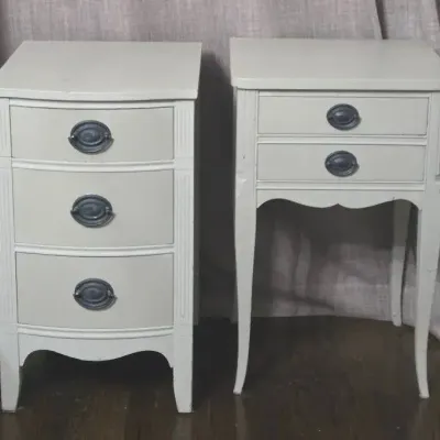 Upcycled Vintage Bedside Nightstands 