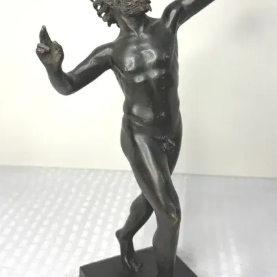 Dancing Faun of Pompeii Sculpture Replica 