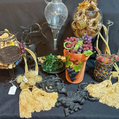 Collection of Wine Themed Decor