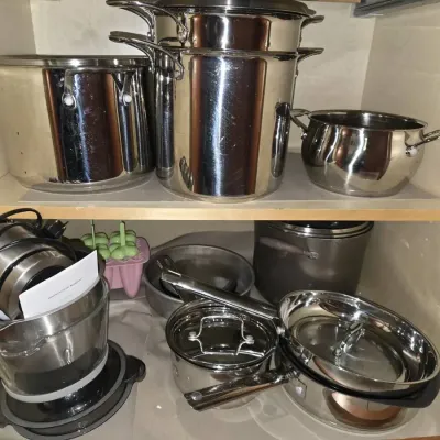Pots, Pans, Small Appliances 