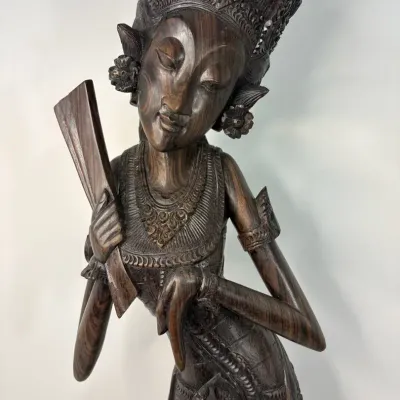 Asian Wood Carved Sculpture
