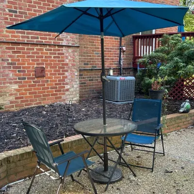 Folding Patio Table and Chairs Set