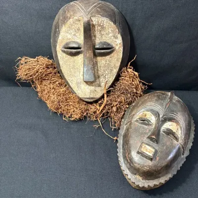 Lega Mask W/Beard & Female Fertility Mask 