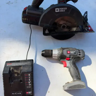 Porter Cable 18v Circular Saw And Drill