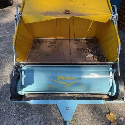 Parker Trailette Tow-Behind Lawn Sweeper – Model TE-7936