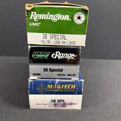 Remington UMC Magtech PMC .38 Special Ammunition – 3 Boxes