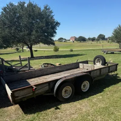 Tandem Axle Utility Trailer – Approx. 16'4" Long x Approx. 8' Wide