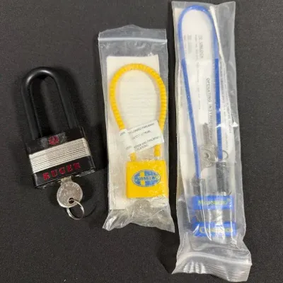 Ruger Padlock With Key & Two Mossberg Cable Locks